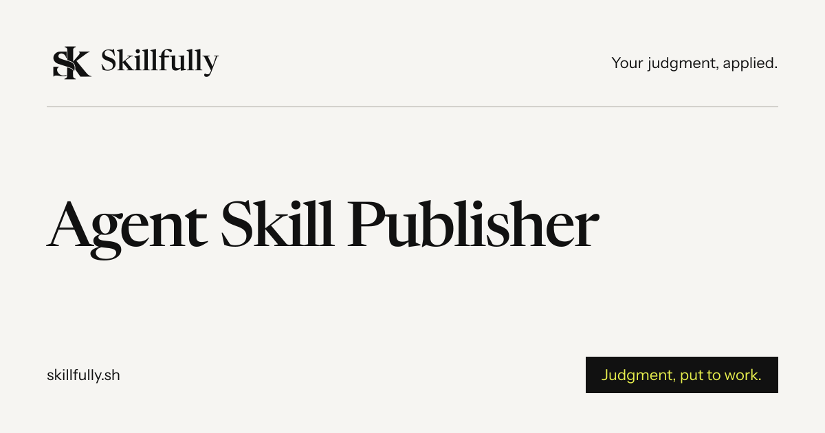 I’m helping a book author turn his method into an AI skill people can subscribe to